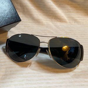 Ralph Lauren Black Aviator Sunglasses